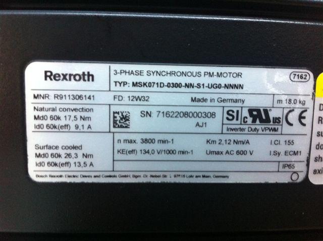 英孚康伺服電機銘牌 英孚康伺服電機銘牌