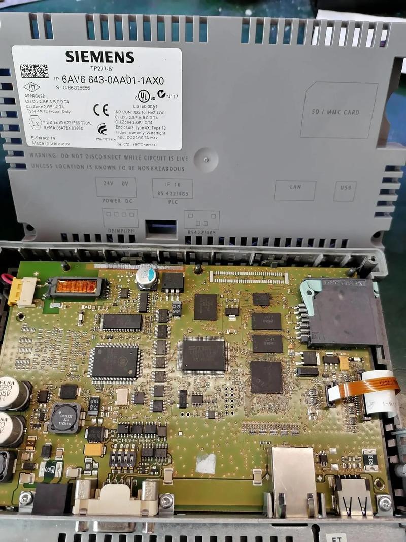 西門子觸摸屏維修圖紙，西門子觸摸屏維修實例