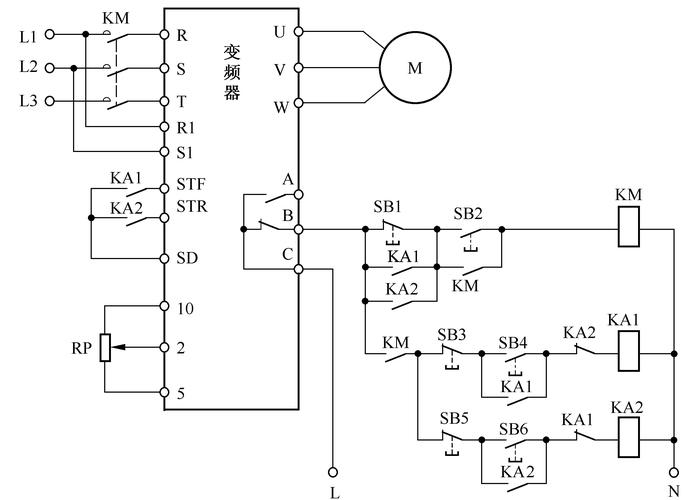 變頻器調速度快慢怎么調，變頻器調速原理圖