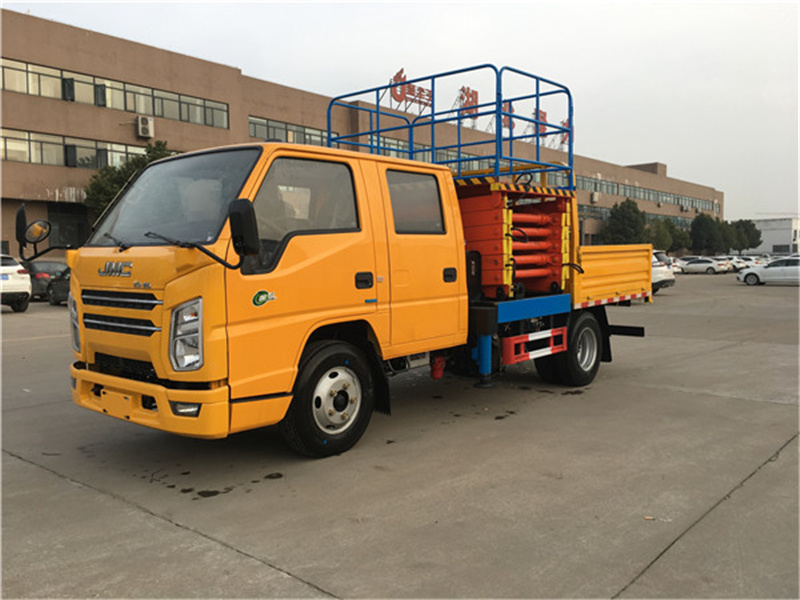 (國六)江鈴10米剪叉式升降平臺(tái)高空作業(yè)車